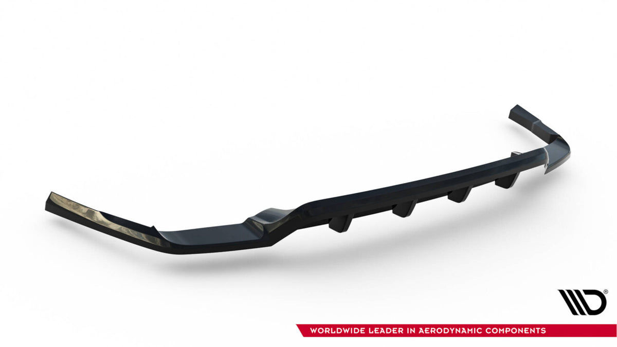 Diffusor Heckansatz passend für Volvo XC60 Mk2 schwarz Hochglanz