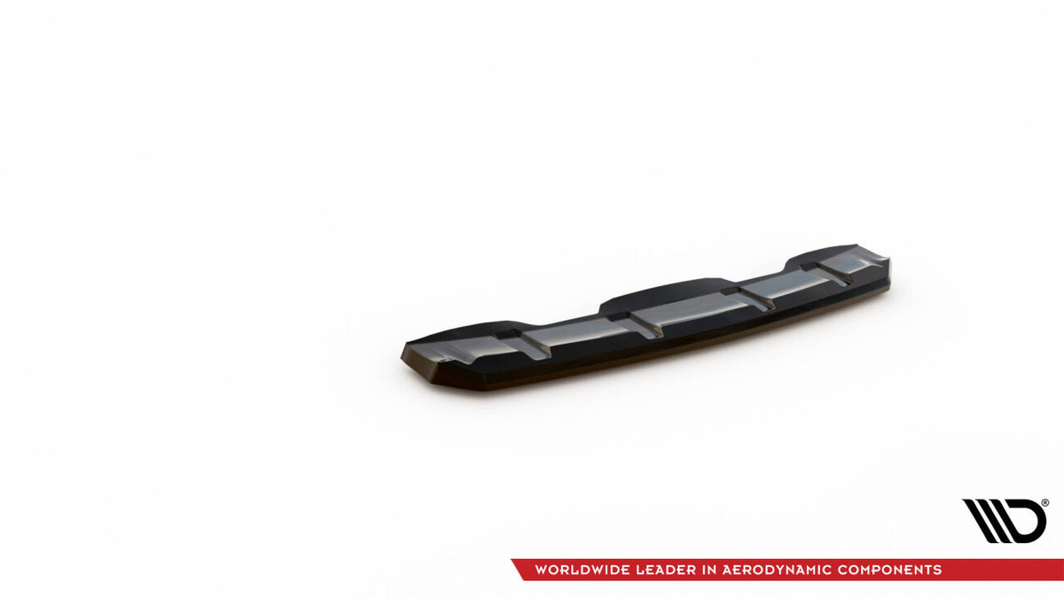 Diffusor Heckansatz passend für Volvo XC60 R-Design Mk1 FL schwarz Hochglanz
