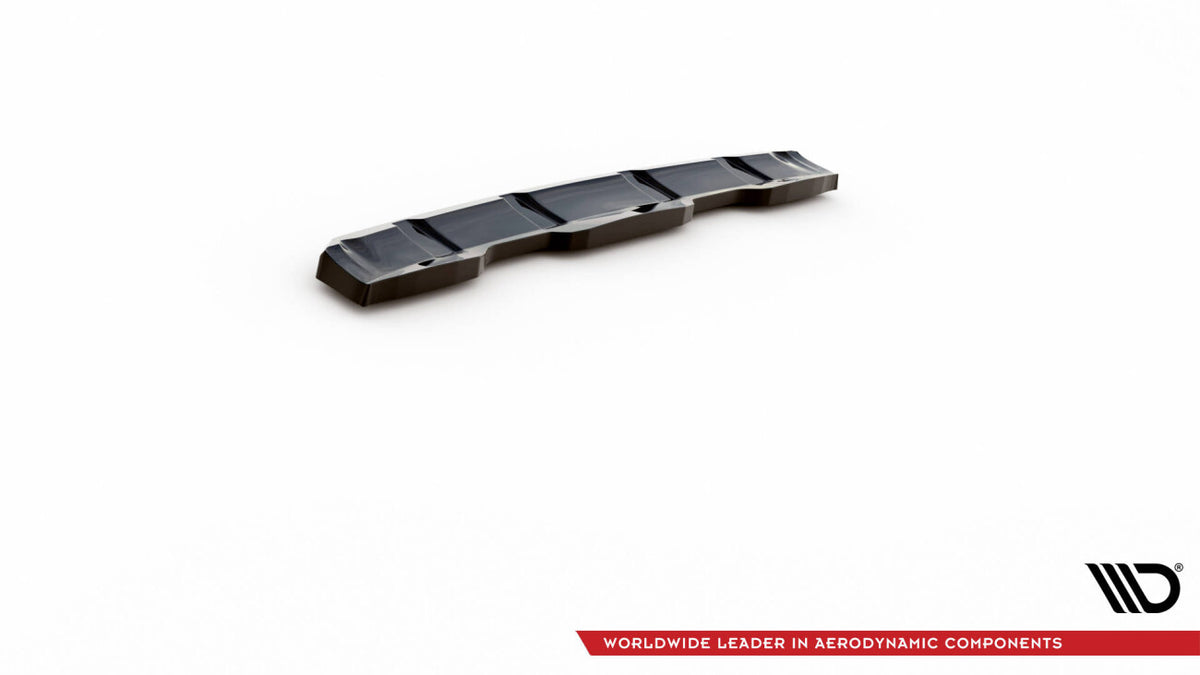 Diffusor Heckansatz passend für Volvo XC60 R-Design Mk1 FL schwarz Hochglanz