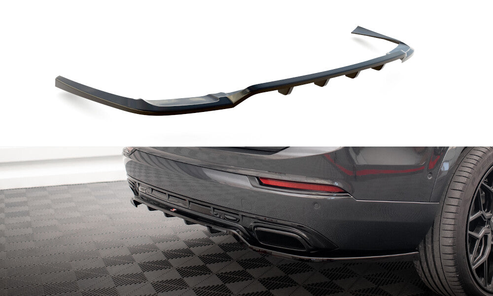Diffusor Heckansatz passend für Volvo XC90 R-Design Mk2 FL schwarz Hochglanz