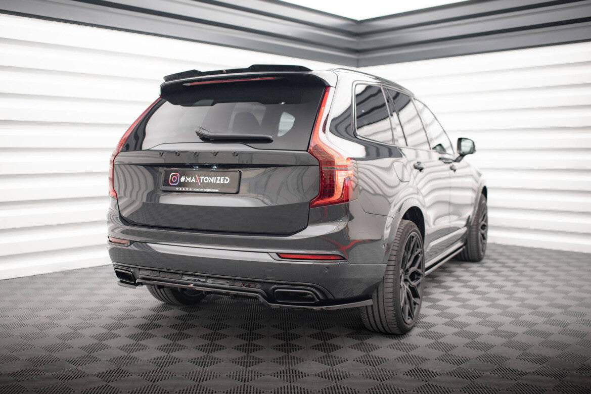 Diffusor Heckansatz passend für Volvo XC90 R-Design Mk2 FL schwarz Hochglanz