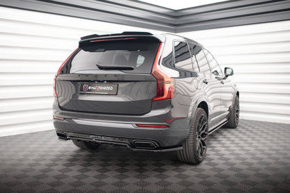 Diffusor Heckansatz passend für Volvo XC90 R-Design Mk2 FL schwarz Hochglanz