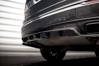 Diffusor Heckansatz passend für Volvo XC90 R-Design Mk2 FL schwarz Hochglanz