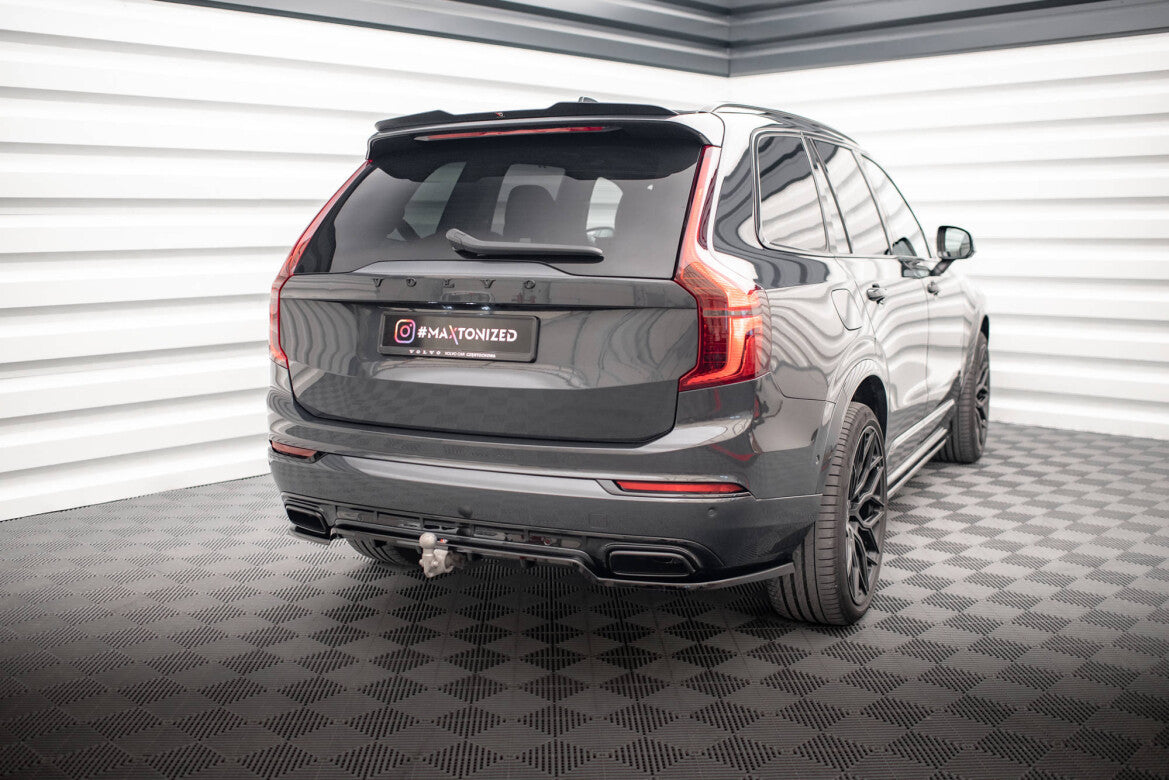 Diffusor Heckansatz passend für Volvo XC90 R-Design Mk2 FL schwarz Hochglanz