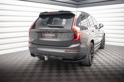 Diffusor Heckansatz passend für Volvo XC90 R-Design Mk2 FL schwarz Hochglanz