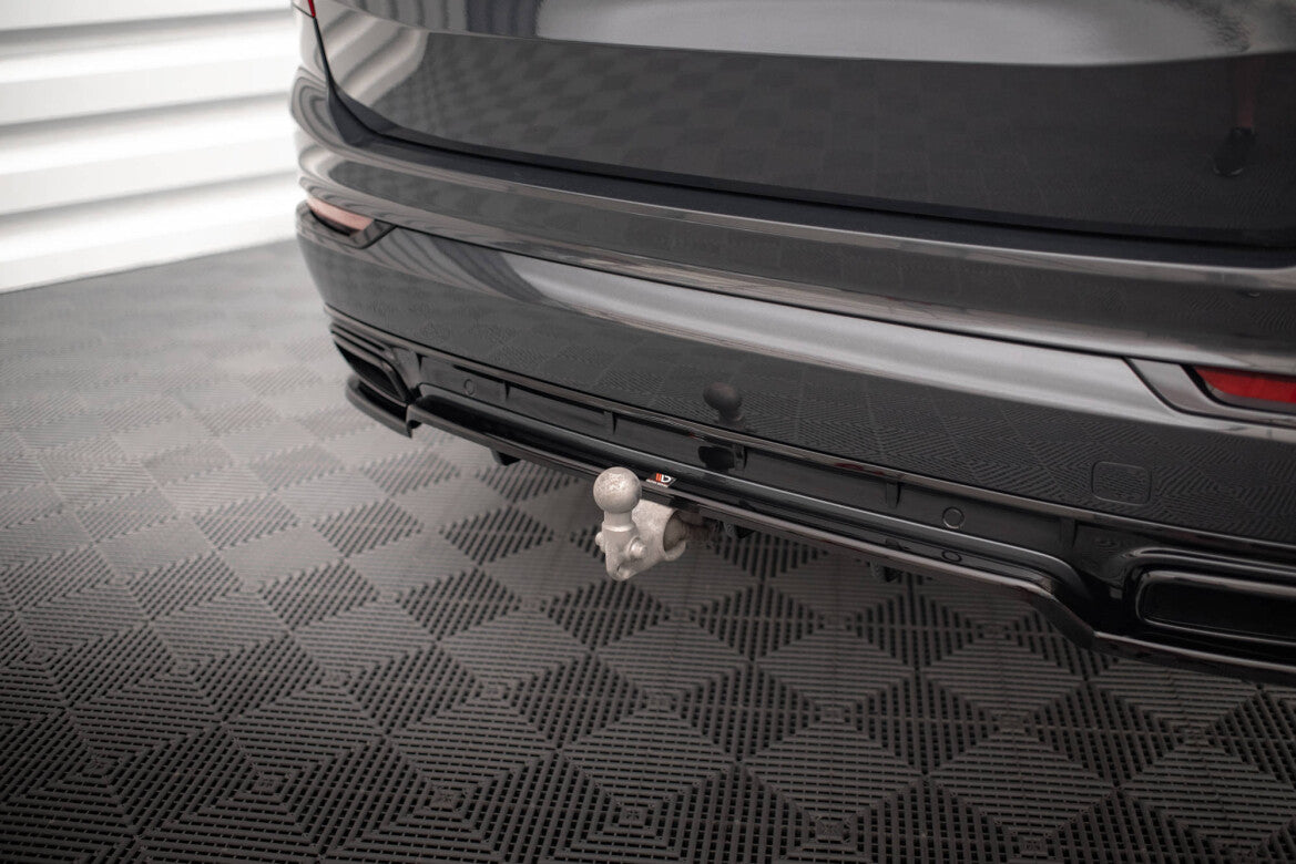 Diffusor Heckansatz passend für Volvo XC90 R-Design Mk2 FL schwarz Hochglanz