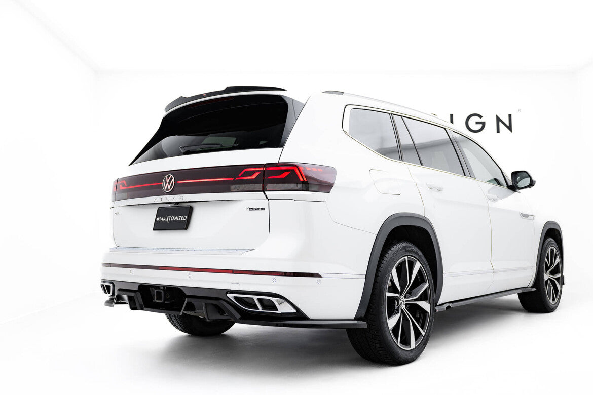 Diffusor Heckansatz passend für VW Atlas R-Line Mk1 FL 2 schwarz Hochglanz
