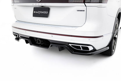 Diffusor Heckansatz passend für VW Atlas R-Line Mk1 FL 2 schwarz Hochglanz