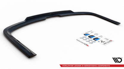 Diffusor Heckansatz passend für VW Caddy Long Mk3 FL schwarz Hochglanz