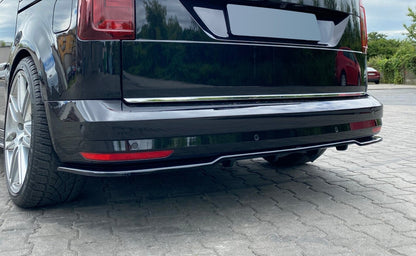 Diffusor Heckansatz passend für VW Caddy Mk. 4 schwarz Hochglanz