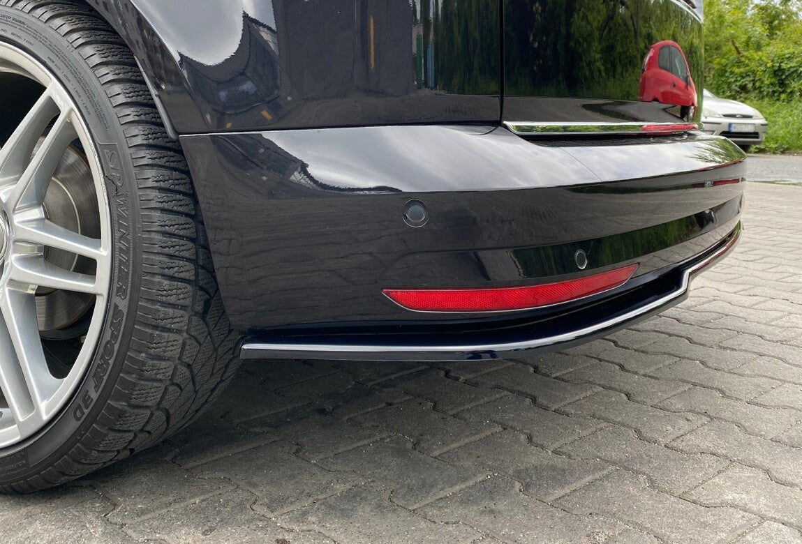 Diffusor Heckansatz passend für VW Caddy Mk. 4 schwarz Hochglanz