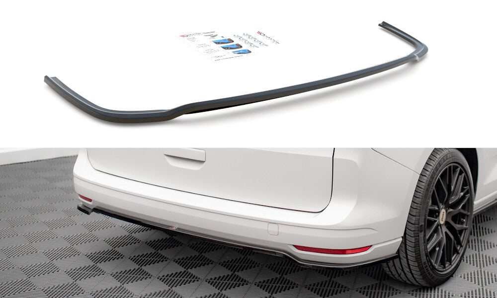 Diffusor Heckansatz passend für VW Caddy Mk5 / Ford Transit Connect Mk3 schwarz Hochglanz