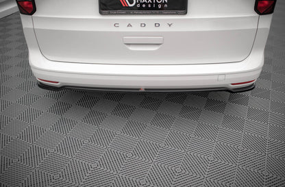 Diffusor Heckansatz passend für VW Caddy Mk5 / Ford Transit Connect Mk3 schwarz Hochglanz