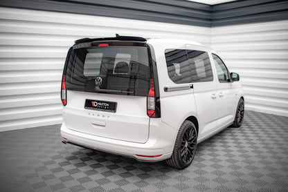 Diffusor Heckansatz passend für VW Caddy Mk5 / Ford Transit Connect Mk3 schwarz Hochglanz