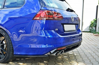 Diffusor Heckansatz passend für VW Golf 7 R VARIANT schwarz Hochglanz