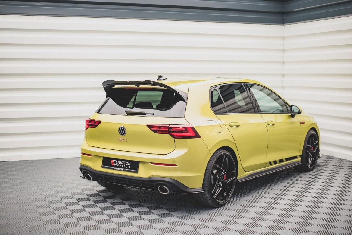 Diffusor Heckansatz passend für VW Golf 8 GTI Clubsport schwarz matt
