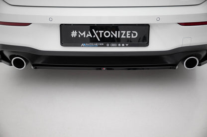 Diffusor Heckansatz passend für VW Golf GTI Mk8 schwarz Hochglanz