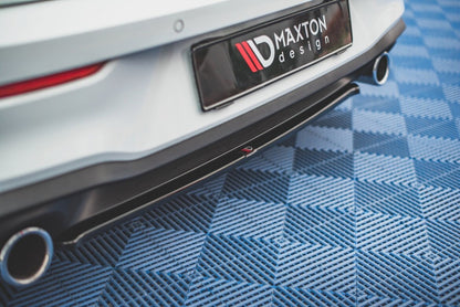 Diffusor Heckansatz passend für VW Golf GTI Mk8 schwarz Hochglanz