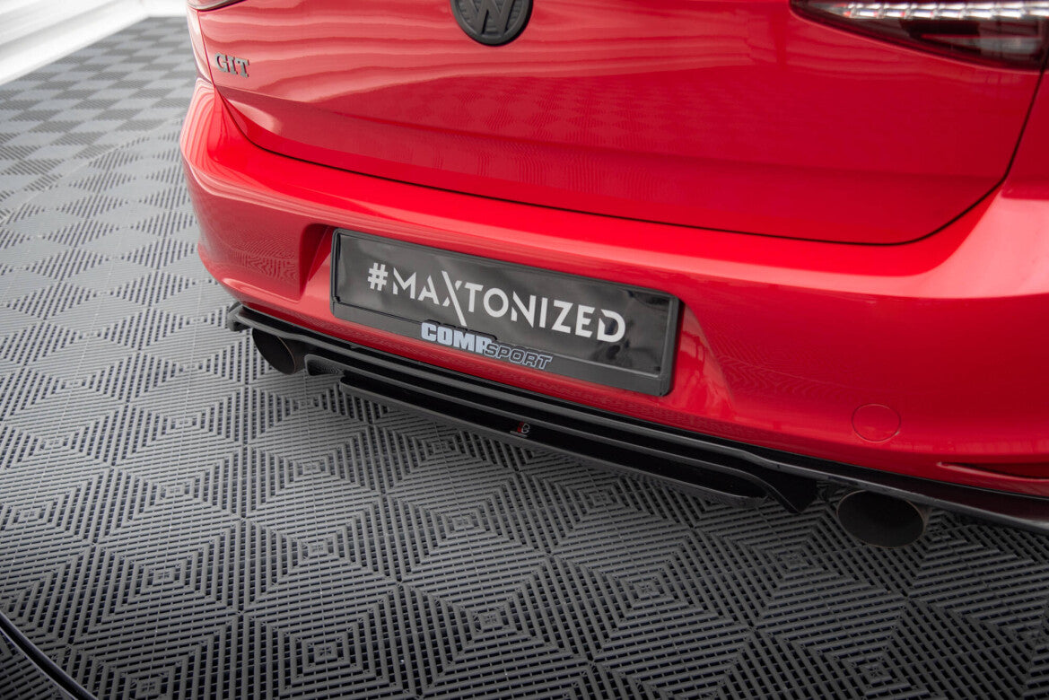 Diffusor Heckansatz passend für VW Golf Mk7 GTI CLUBSPORT schwarz Hochglanz