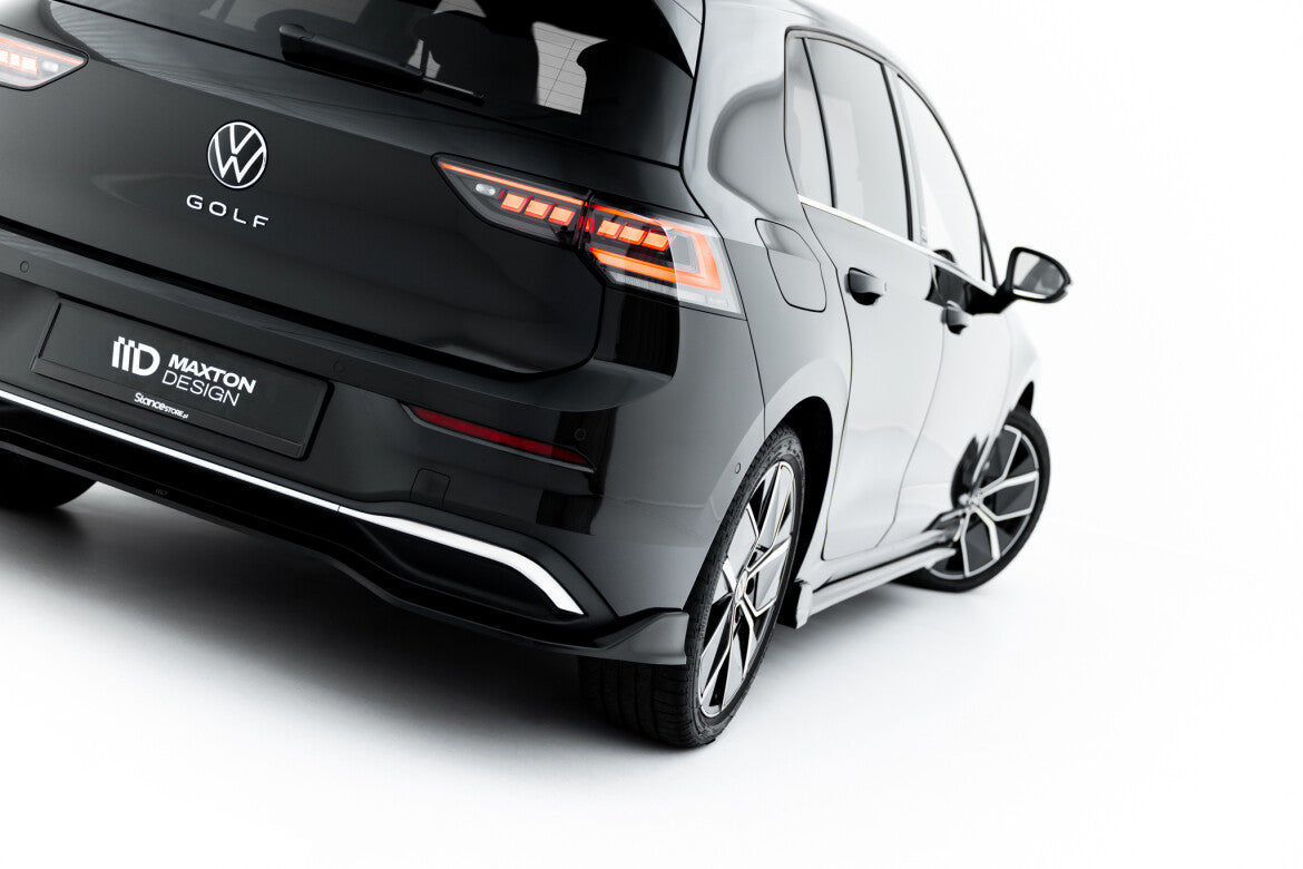 Diffusor Heckansatz passend für VW Golf Mk8 FL schwarz Hochglanz
