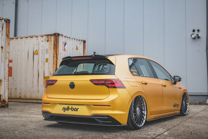 Diffusor Heckansatz passend für VW Golf Mk8 schwarz Hochglanz