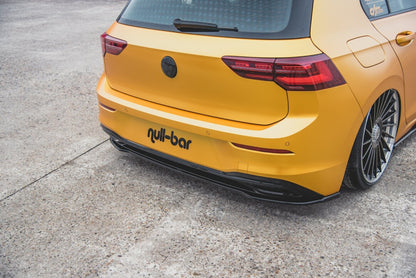 Diffusor Heckansatz passend für VW Golf Mk8 schwarz Hochglanz