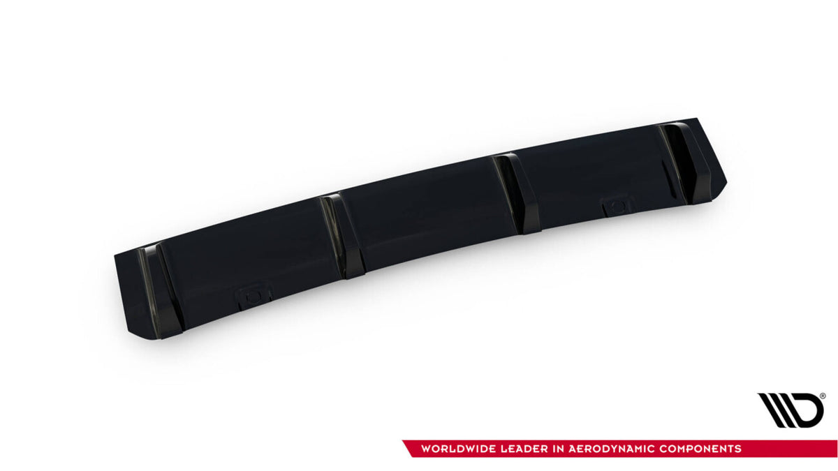 Diffusor Heckansatz passend für VW Golf R Hatchback Mk7 FL schwarz Hochglanz