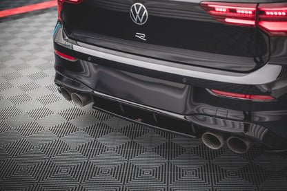 Diffusor Heckansatz passend für VW Golf R Hatchback Mk8 / Mk8 FL schwarz Hochglanz