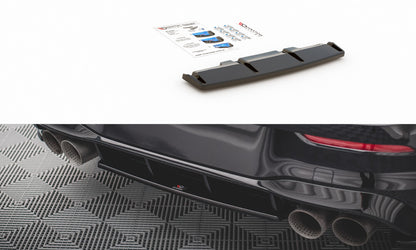 Diffusor Heckansatz passend für VW Golf R Hatchback Mk8 / Mk8 FL schwarz Hochglanz