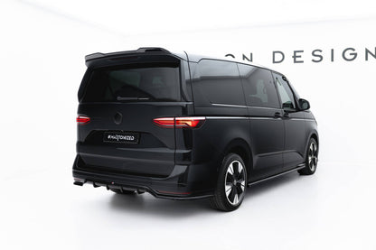 Diffusor Heckansatz passend für VW Multivan Lang Version T7 schwarz Hochglanz