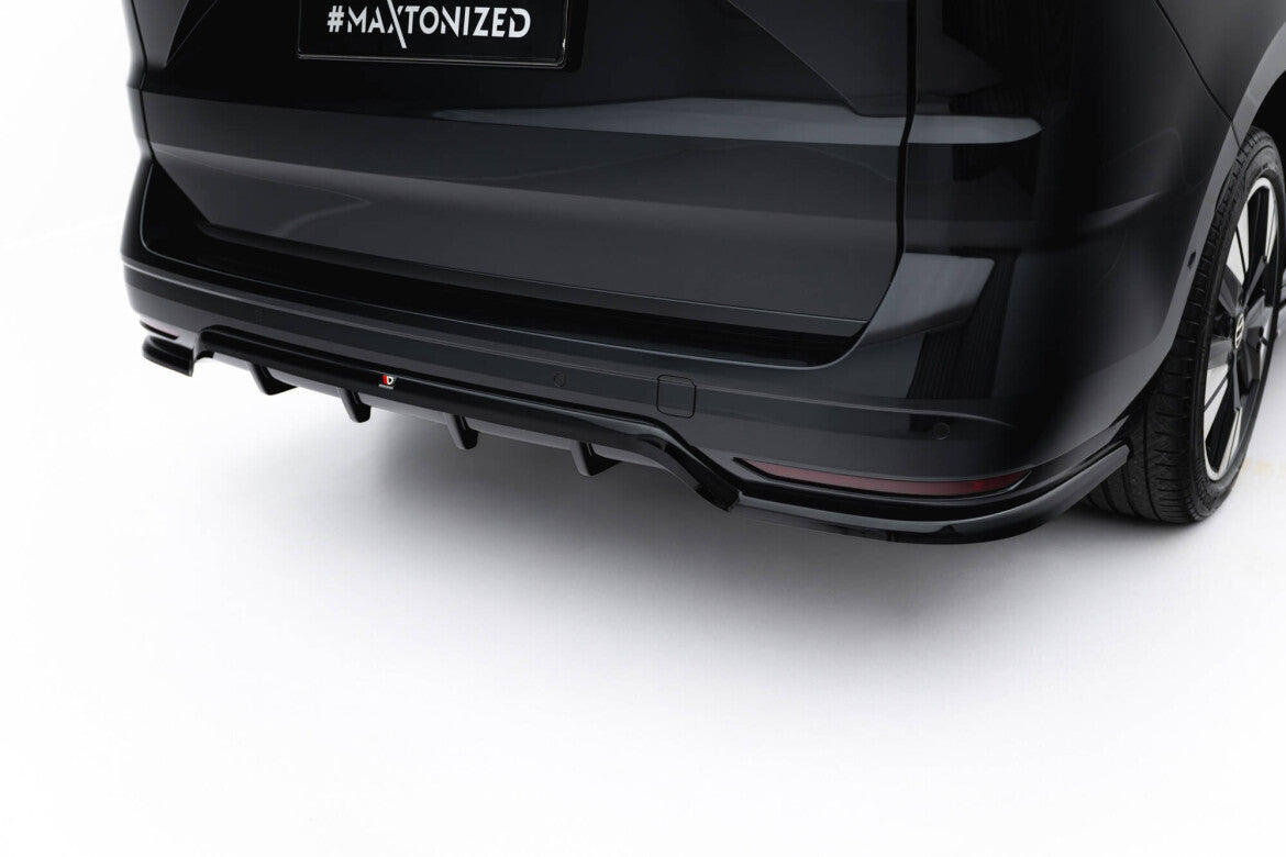 Diffusor Heckansatz passend für VW Multivan Lang Version T7 schwarz Hochglanz