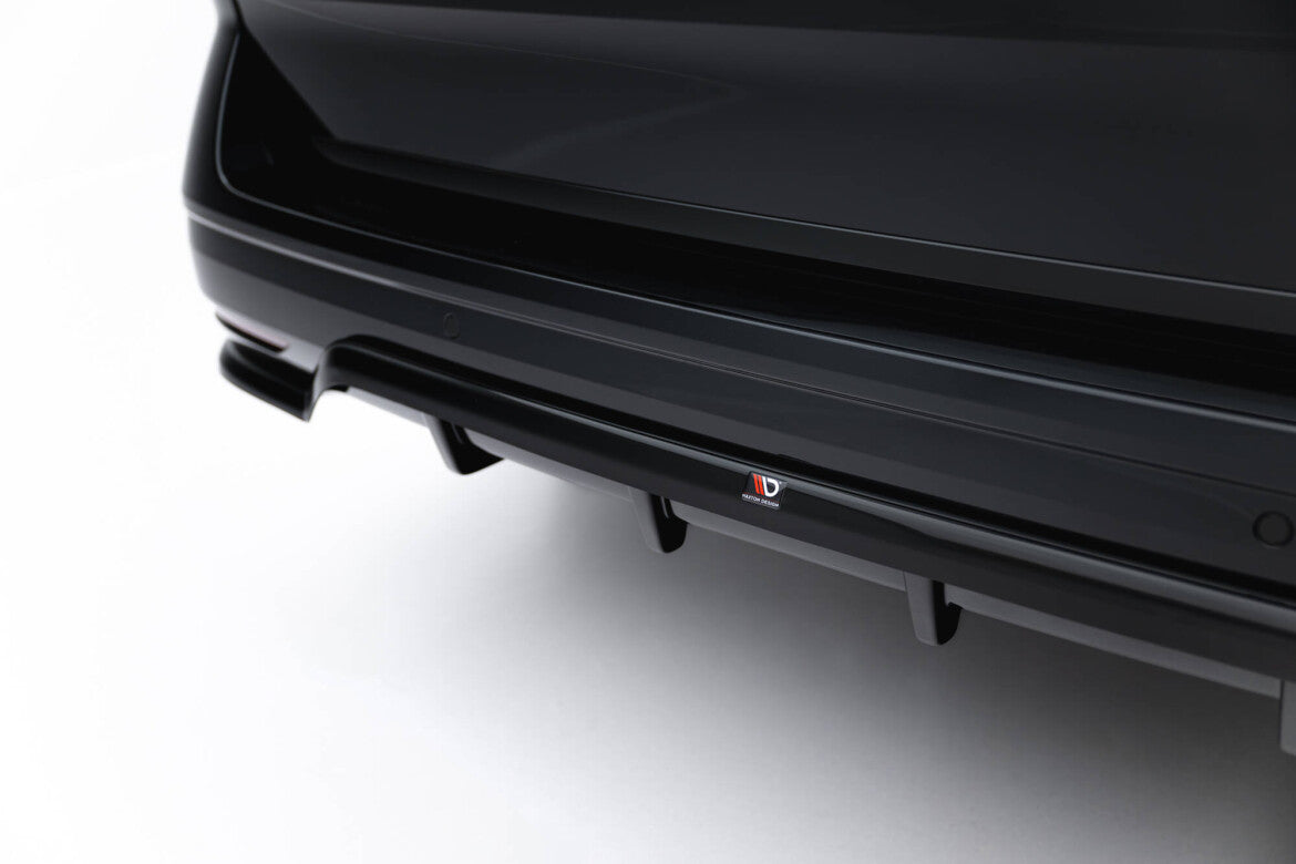 Diffusor Heckansatz passend für VW Multivan Lang Version T7 schwarz Hochglanz