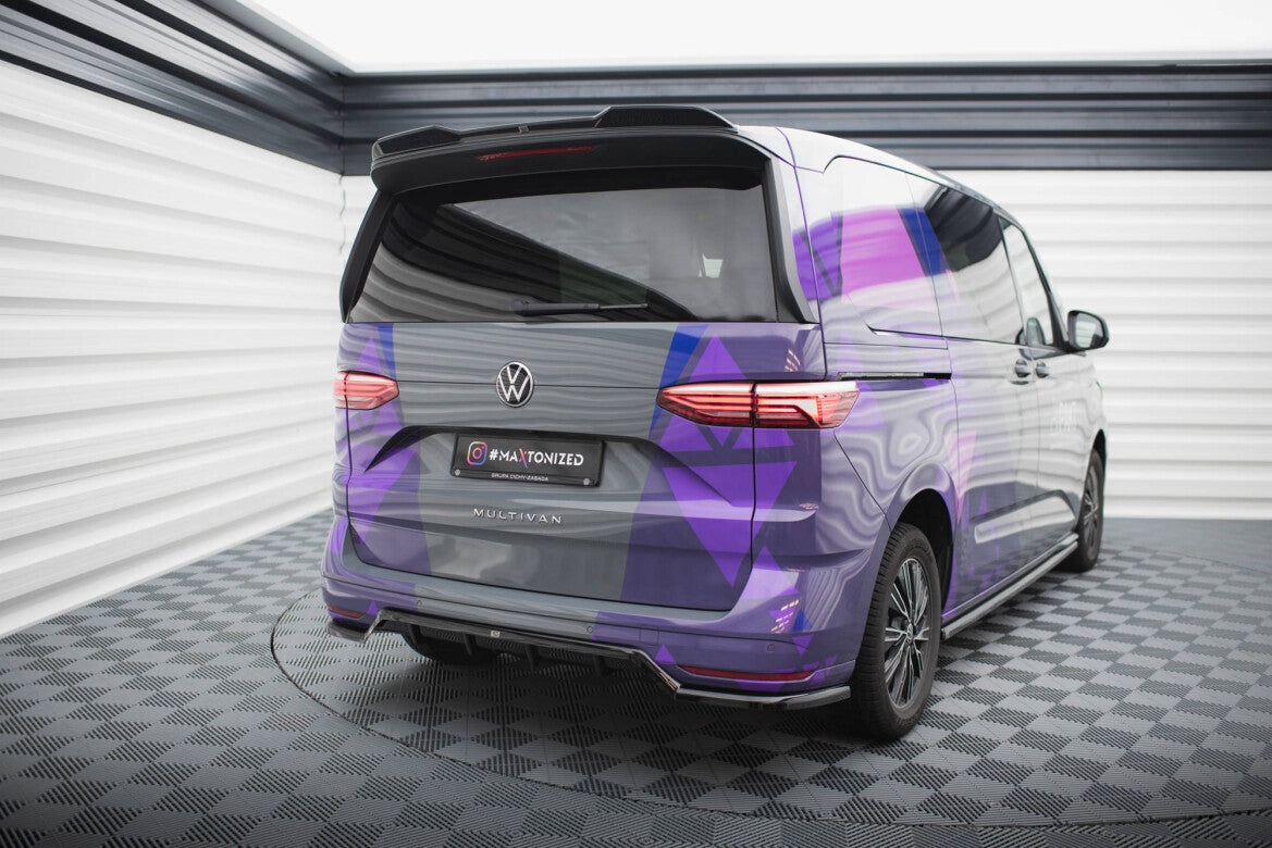 Diffusor Heckansatz passend für VW Multivan T7 schwarz Hochglanz