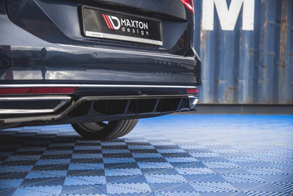 Diffusor Heckansatz passend für VW Passat B8 schwarz Hochglanz