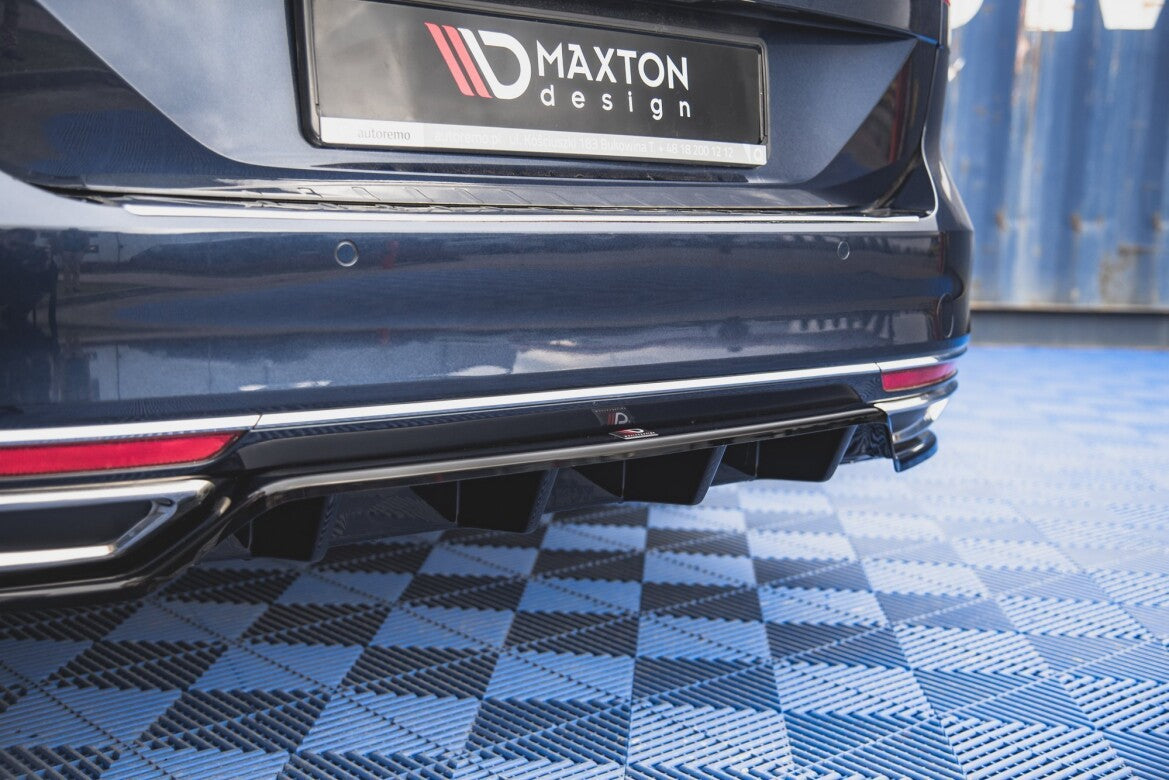 Diffusor Heckansatz passend für VW Passat B8 schwarz Hochglanz