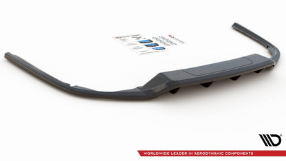 Diffusor Heckansatz passend für VW Passat B8 schwarz Hochglanz