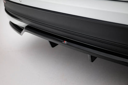 Diffusor Heckansatz passend für VW Passat B9 schwarz Hochglanz