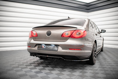 Diffusor Heckansatz passend für VW Passat CC schwarz Hochglanz