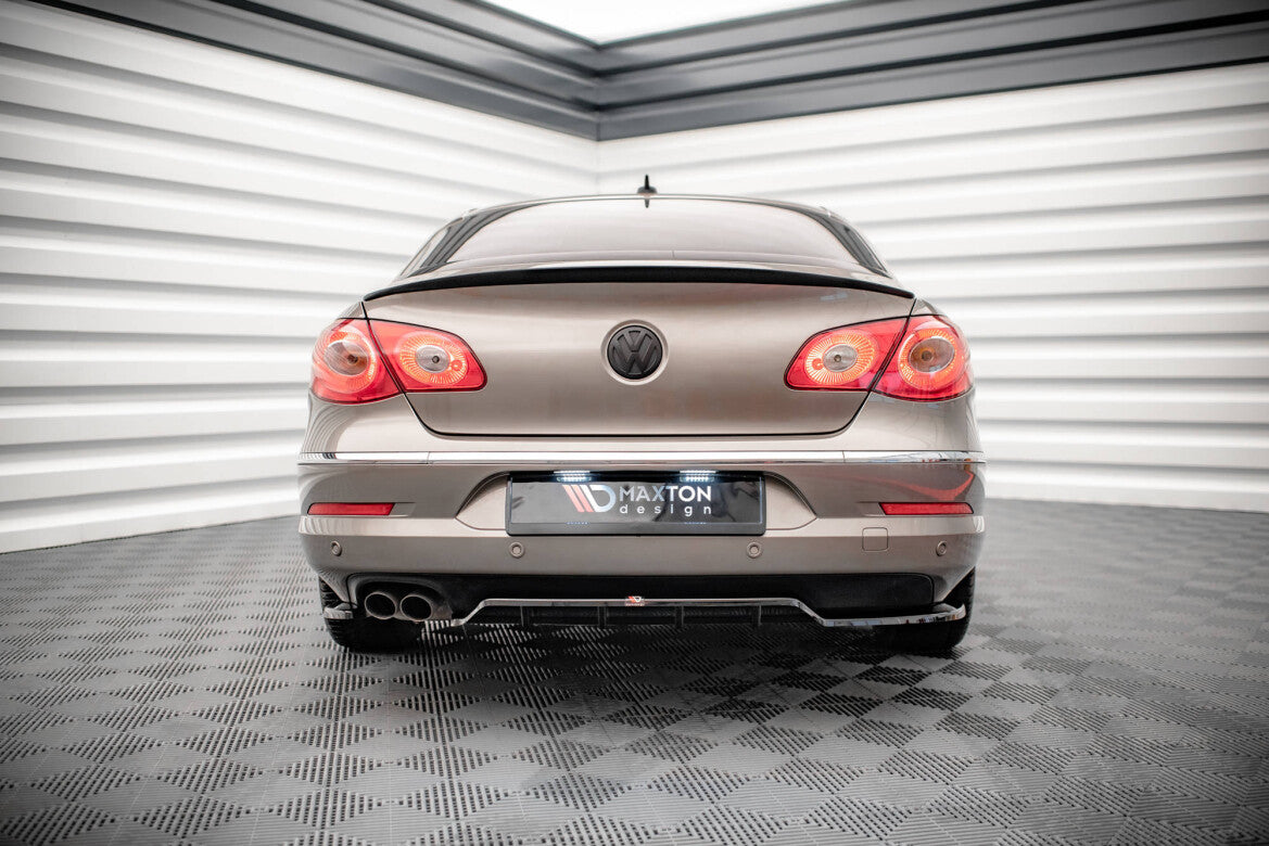 Diffusor Heckansatz passend für VW Passat CC schwarz Hochglanz