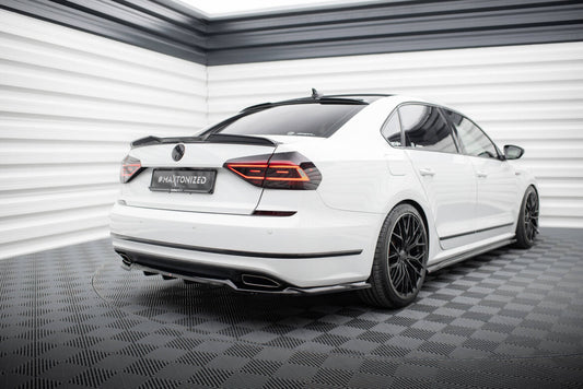 Diffusor Heckansatz passend für VW Passat GT B8 FL USA schwarz Hochglanz