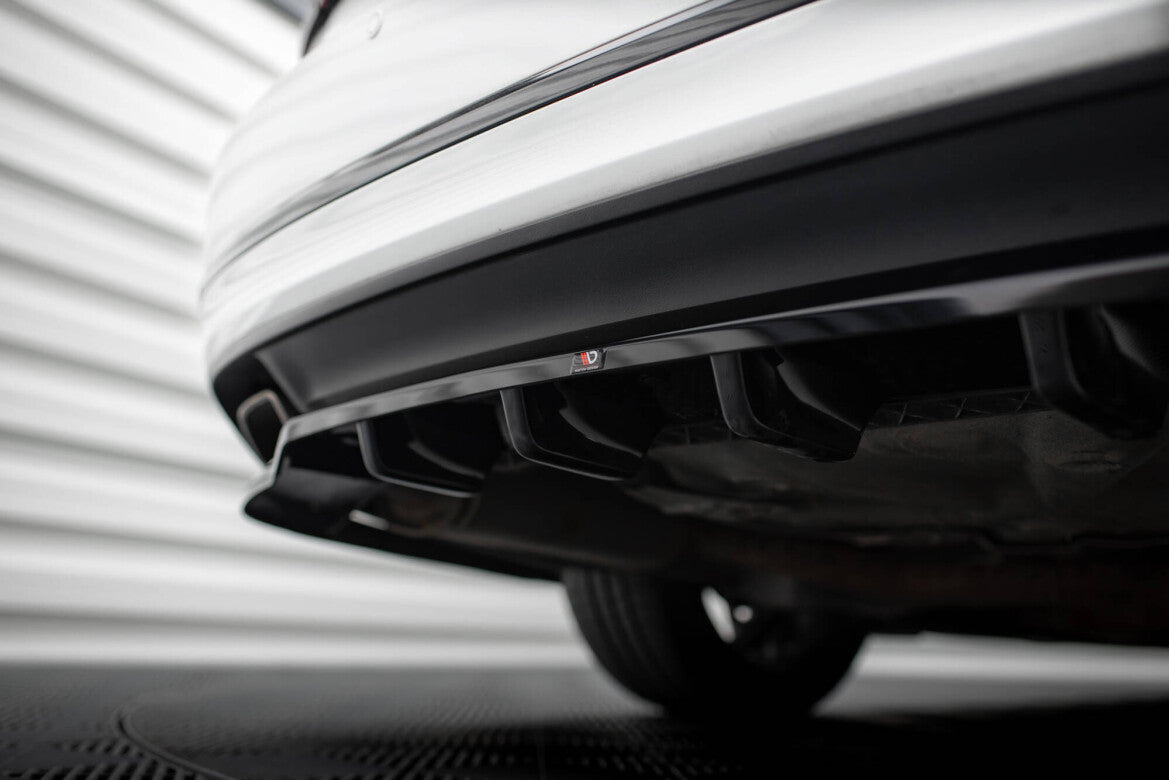 Diffusor Heckansatz passend für VW Passat GT B8 FL USA schwarz Hochglanz