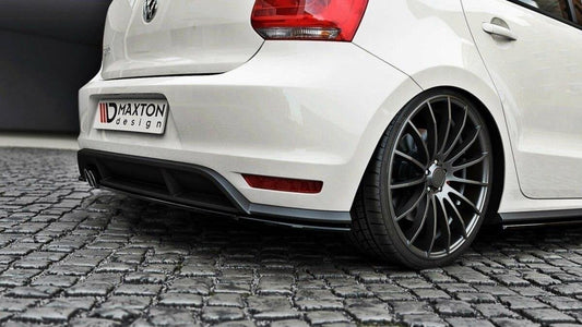 Diffusor Heckansatz passend für VW Polo GTI Mk5 FL schwarz Hochglanz