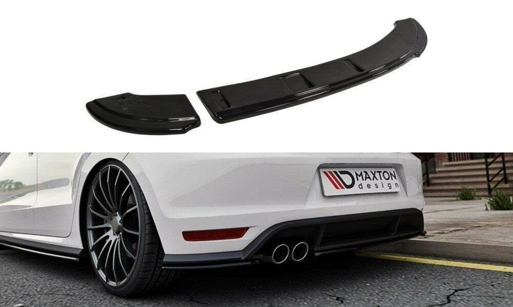 Diffusor Heckansatz passend für VW Polo GTI Mk5 FL schwarz Hochglanz
