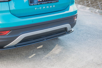 Diffusor Heckansatz passend für VW T-Cross schwarz matt