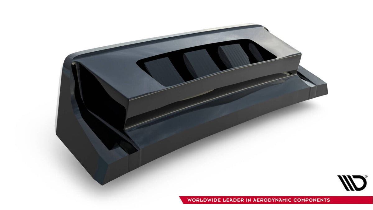 Diffusor Heckansatz passend für VW T-Roc R Mk1 schwarz Hochglanz