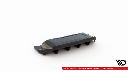 Diffusor Heckansatz passend für VW T-Roc R / R-Line Mk1 FL schwarz Hochglanz