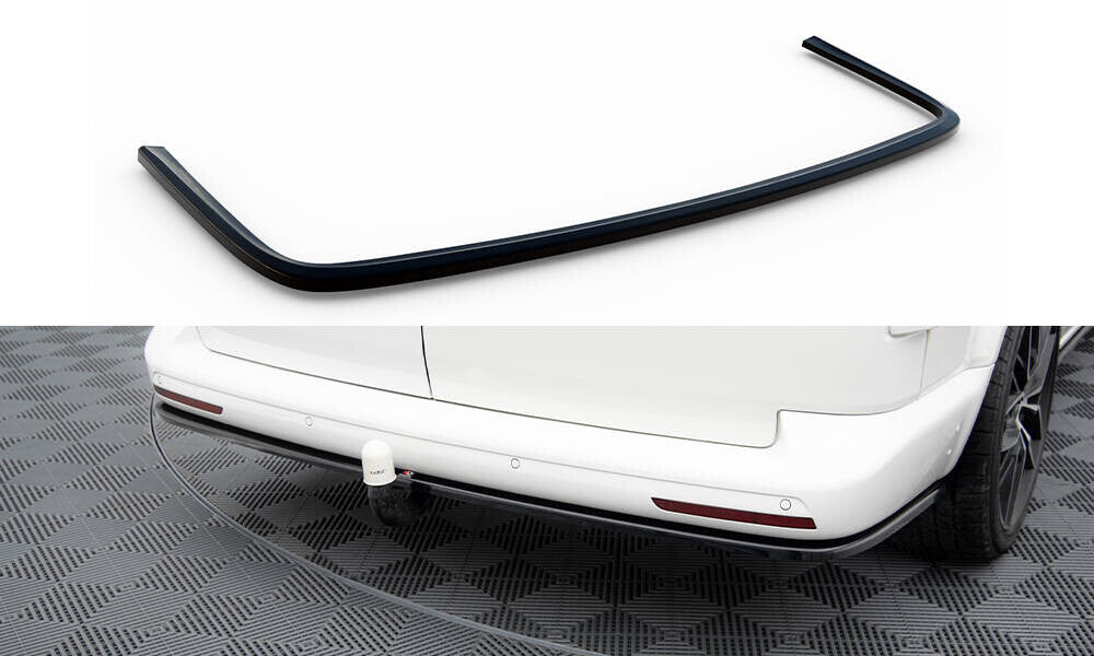Diffusor Heckansatz passend für VW T6.1 Long schwarz Hochglanz