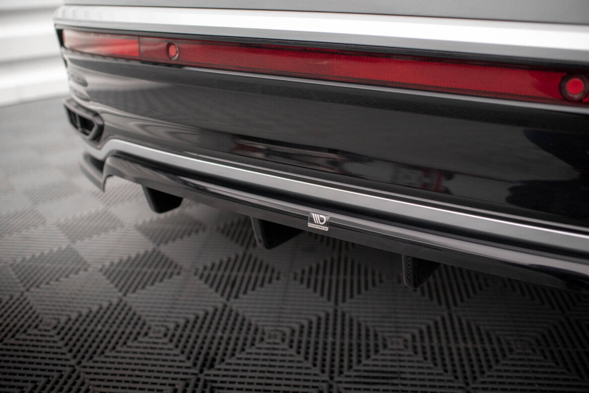 Diffusor Heckansatz passend für VW Taigo R-Line Mk1 schwarz Hochglanz