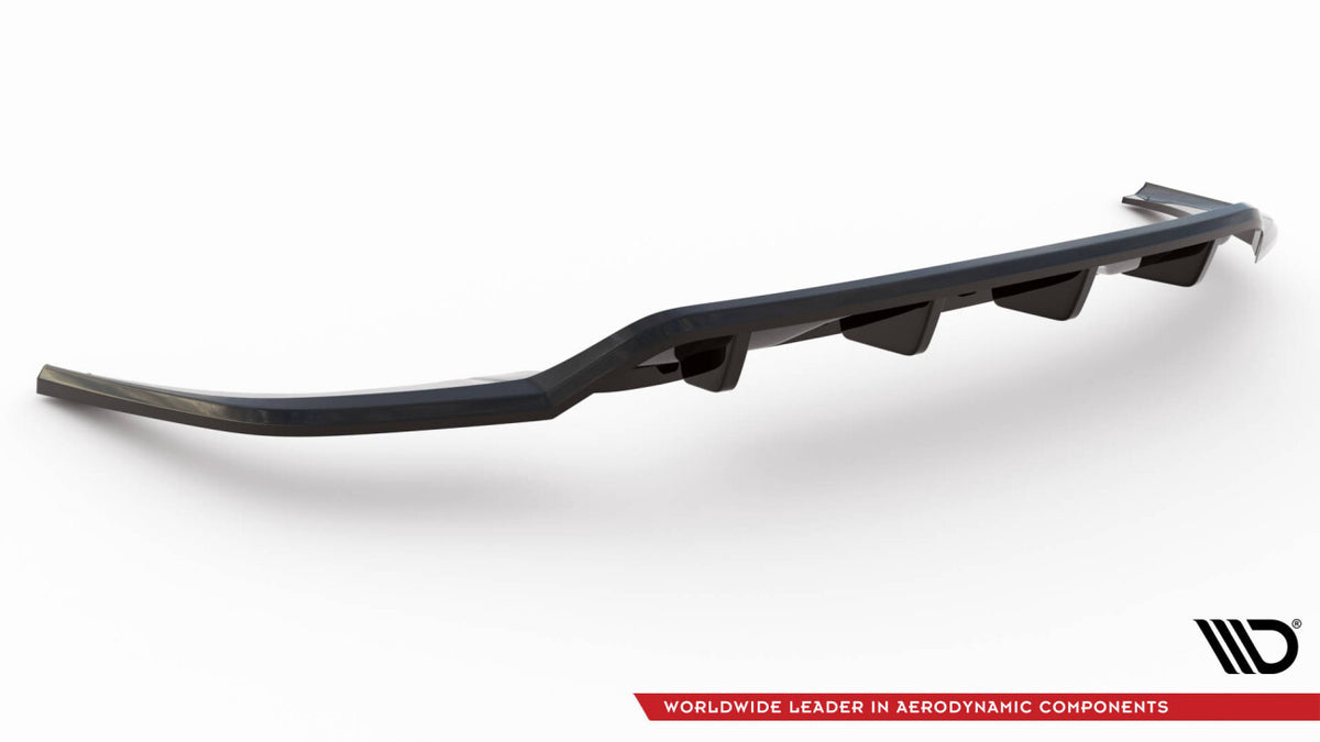 Diffusor Heckansatz passend für VW Taigo R-Line Mk1 schwarz Hochglanz