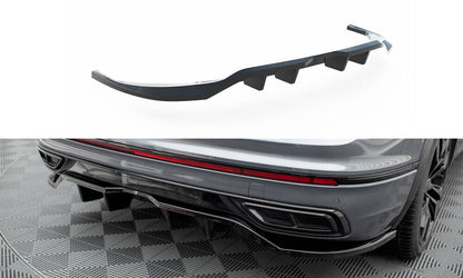 Diffusor Heckansatz passend für VW Tiguan Allspace R-Line Mk2 FL schwarz Hochglanz